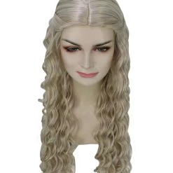 HPO Women's Elf Womens Wig | Blond TV/Movie Cosplay Halloween Wig | Premium Breathable Capless Cap