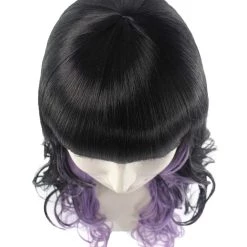 HPO Sinister Crimped Witch Womens Wig | Party Ready Fancy Cosplay Halloween Wig | Premium Breathable Capless Cap