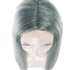 HPO After Death Zombie Womens Wig |Grey Horror Cosplay Halloween Wig | Premium Breathable Capless Cap Women's