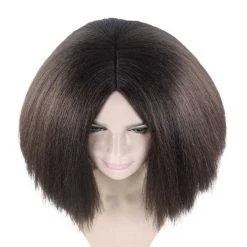 HPO Men's Fashion Runway Womens Wig | Almost Black Super Size Character Cosplay Halloween Wig | Premium Breathable Capless Cap