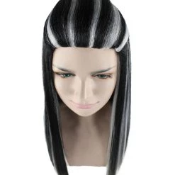 HPO Monster Womens Wig | Two Toned Cosplay Halloween Wig | Premium Breathable Capless Cap