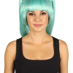 HPO Women's Bella Womens Wig Light Blue | Premium Breathable Capless Cap