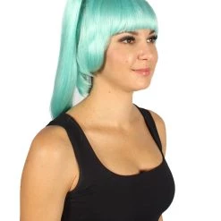 HPO Women's Bella Womens Wig Light Blue | Premium Breathable Capless Cap