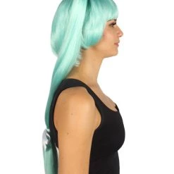 HPO Women's Bella Womens Wig Light Blue | Premium Breathable Capless Cap