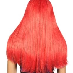 HPO Womens Red & Black Temptress Wig | Party Ready Fancy Cosplay Halloween Wig | Premium Breathable Capless Cap