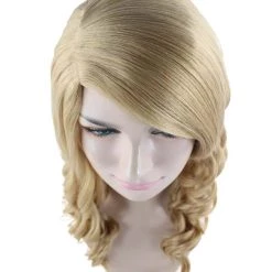 HPO Singer Curly Womens Wig | Party Ready Fancy Glamour Royal Wig | Premium Breathable Capless Cap Men's