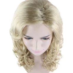 HPO Blonde Passion Womens Wig | Long Curly Glamour Cosplay Halloween Wig