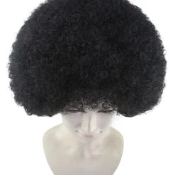 HPO Women Disco Afro Wig | Black Super Size Jumbo Wig Women's