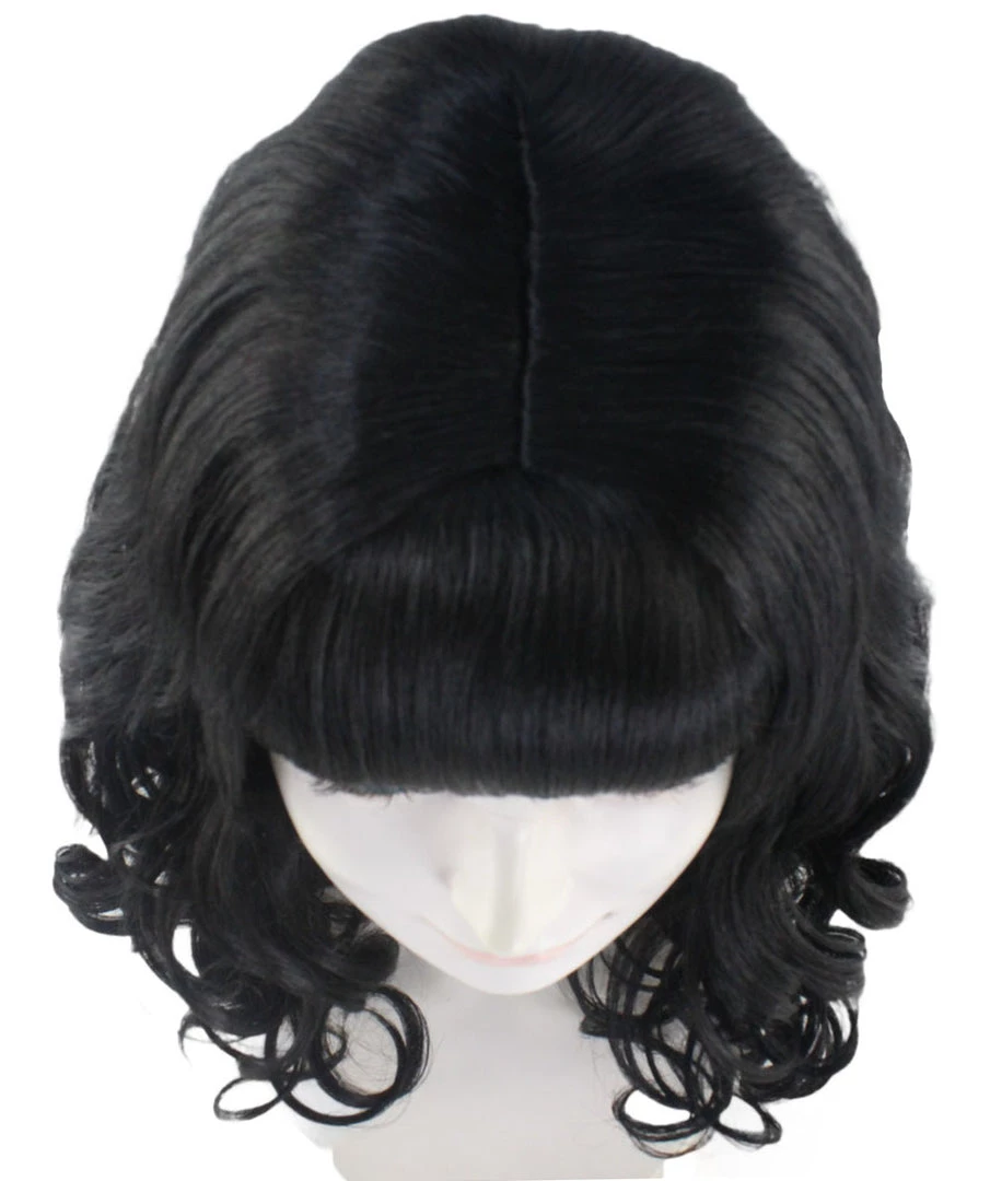 HPO 60's Teaser Womens Wig | Black Vintage Halloween Wig