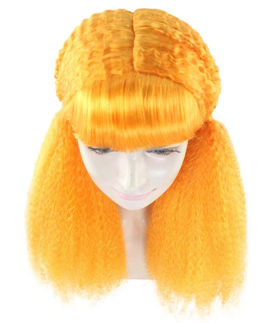 HPO Long Curly Cosplay Womens Wig | Premium Breathable Capless Cap Women's