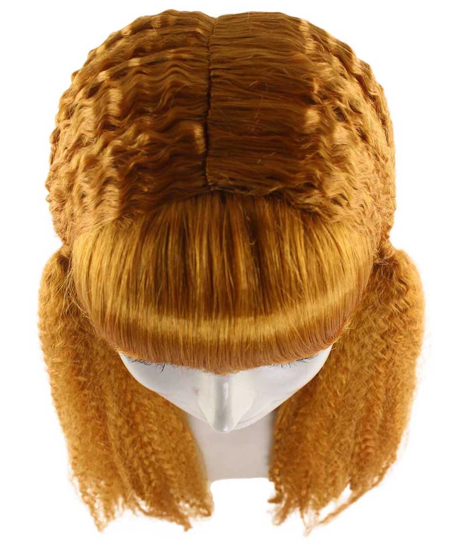 HPO Long Curly Cosplay Womens Wig | Premium Breathable Capless Cap Women's