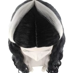 HPO Long Streaked Witch Sorceress Vampire Womens Wig | Horror Ghostly Halloween Wig | Premium Breathable Capless Cap
