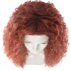 HPO Women's Princess Womens Wig | Super Size Jumbo TV/Movie Auburn Wig | Premium Breathable Capless Cap