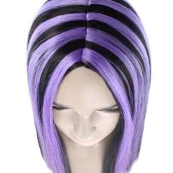 HPO Women's Crimped Witch Womens Wig | Long Straight Horror Wig | Premium Breathable Capless Cap