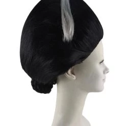 HPO Japanese Geisha Womens Wig | Asian Traditional Halloween Wig