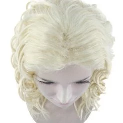 HPO The Bad Girl Curly Blonde Womens Wig | Sexy Cosplay Party Halloween Wig | Premium Breathable Capless Cap Women's
