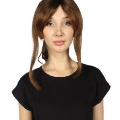 HPO Women Cosplay Brown Wig | Premium Breathable Capless Cap