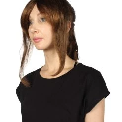 HPO Women Cosplay Brown Wig | Premium Breathable Capless Cap