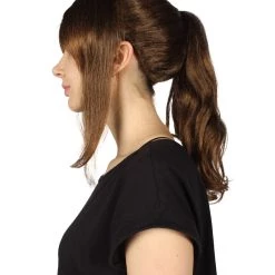 HPO Women Cosplay Brown Wig | Premium Breathable Capless Cap