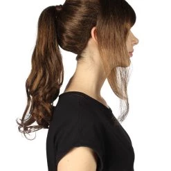 HPO Women Cosplay Brown Wig | Premium Breathable Capless Cap