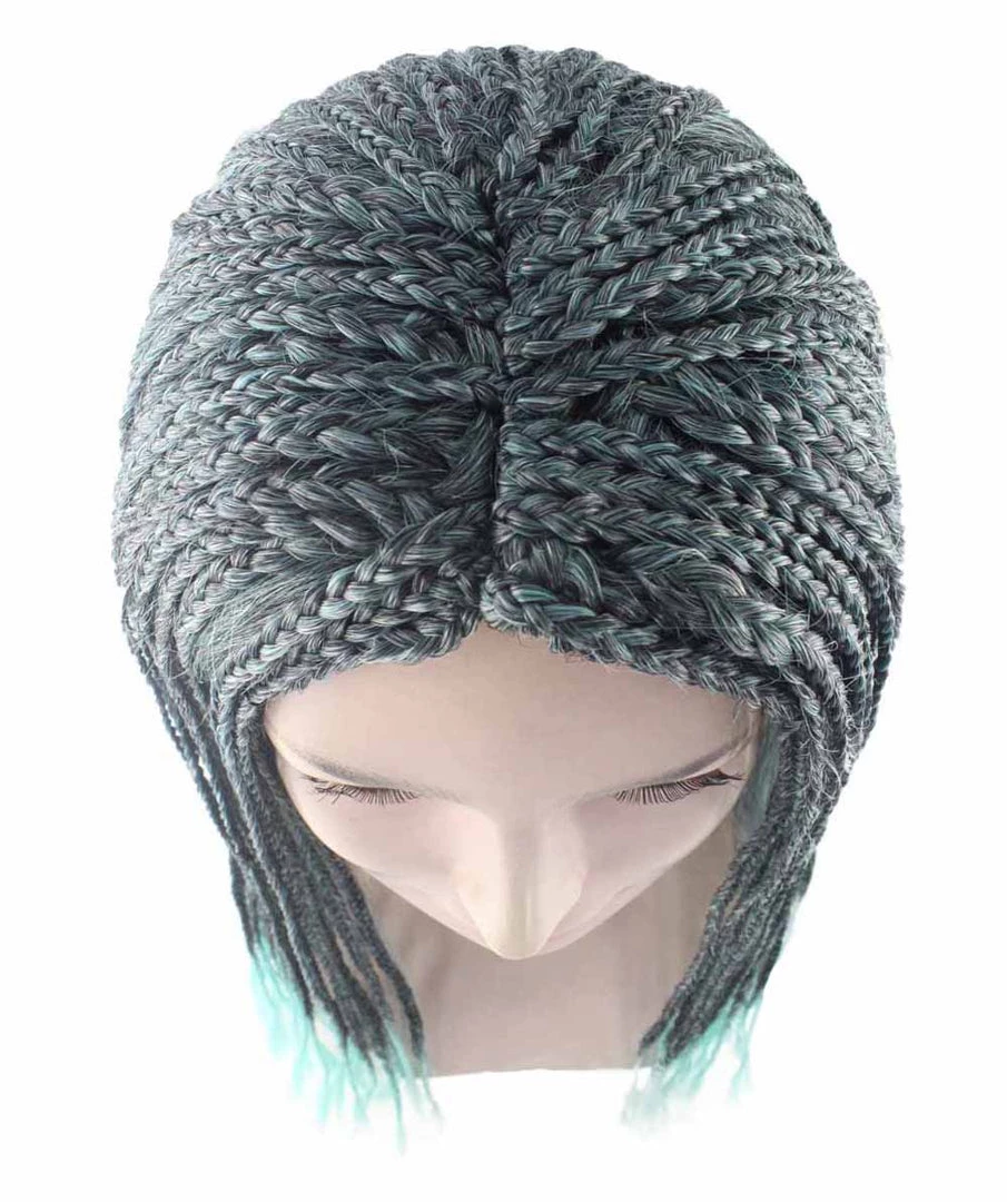 HPO Long Women Braid Cosplay Wig | Premium Breathable Capless Cap Women's