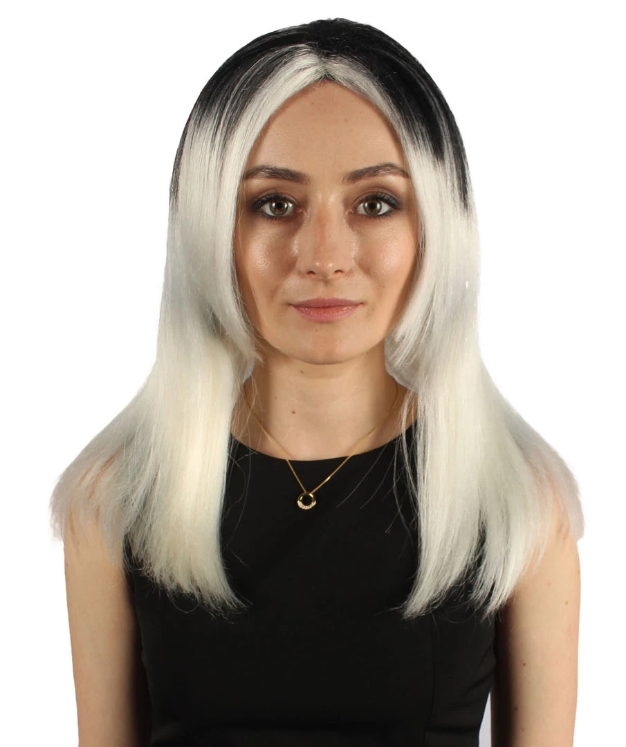 HPO Glamour Witch Two-Tone Womens Wig | Premium Breathable Capless Cap Women's