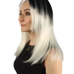HPO Glamour Witch Two-Tone Womens Wig | Premium Breathable Capless Cap Women's