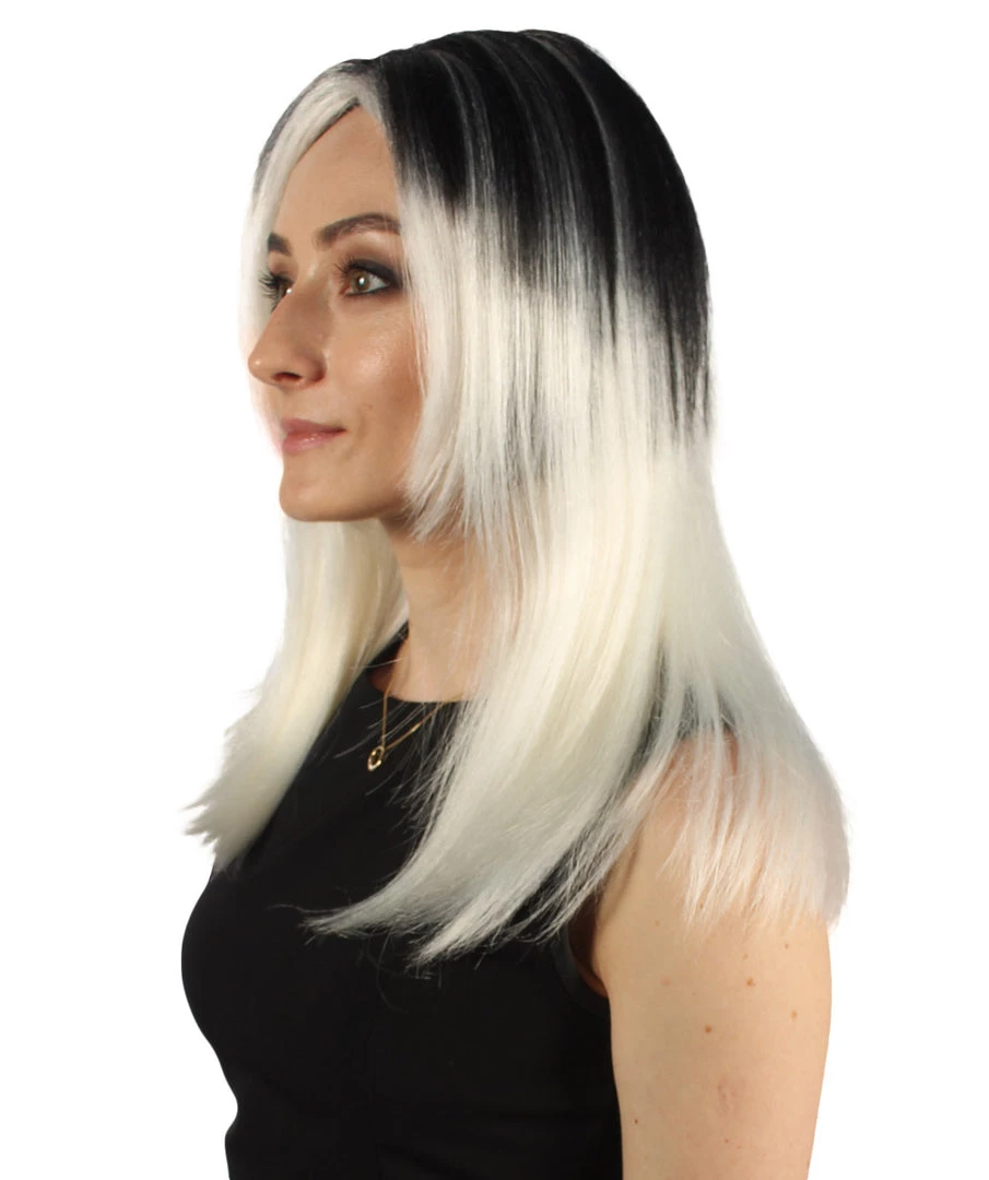 HPO Glamour Witch Two-Tone Womens Wig | Premium Breathable Capless Cap Women's