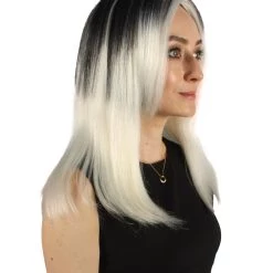 HPO Glamour Witch Two-Tone Womens Wig | Premium Breathable Capless Cap Women's