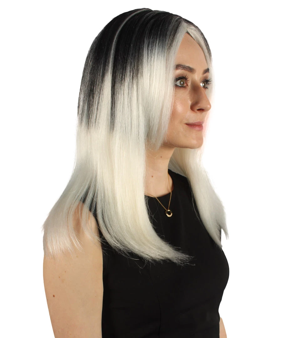 HPO Glamour Witch Two-Tone Womens Wig | Premium Breathable Capless Cap Women's