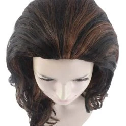 HPO Superstar Dark Brown Long Wavy Womens Wig | All Back Natural Looking Wig | Premium Breathable Capless Cap Women's