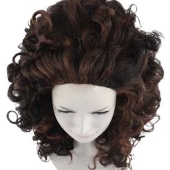 HPO Women's Superstar Dark Brown Long Curly Womens Wig | Over Size Sport Wig | Premium Breathable Capless Cap