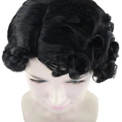 HPO 20's Flapper Womens Wig | Black Vintage Wig | Premium Breathable Capless Cap