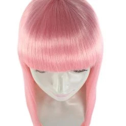 HPO Long Bob Womens Wig | Fancy Party Event Ready Halloween Wig (Lots Of Color Options) | Premium Breathable Capless Cap