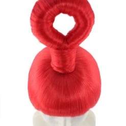 HPO Animation Creature Womens Wig | Red Sexy Cosplay Party Halloween Wig | Premium Breathable Capless Cap