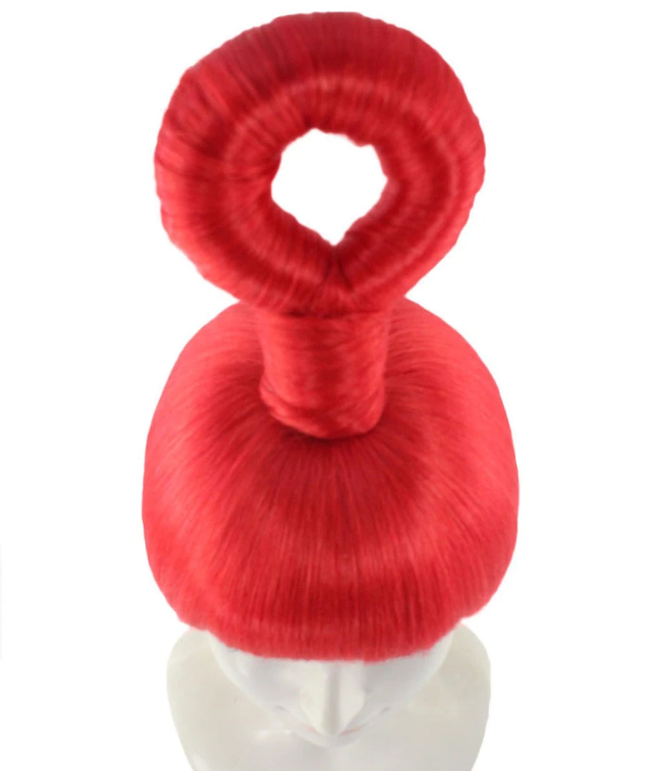 HPO Animation Creature Womens Wig | Red Sexy Cosplay Party Halloween Wig | Premium Breathable Capless Cap