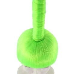 HPO Animation Creature Mens Wig | Green Sexy Cosplay Party Halloween Wig | Premium Breathable Capless Cap Women's