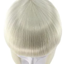 HPO Women's Womens Blonde Long Bob Wig | Glamour Fashion Cosplay Halloween Wig | Premium Breathable Capless Cap