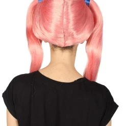 HPO Women's Womens Medium Rag Doll Pink Wig | Premium Breathable Capless Cap