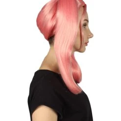 HPO Women's Womens Medium Rag Doll Pink Wig | Premium Breathable Capless Cap