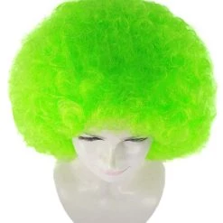 HPO Green Afro Unisex Wig | Super Size Jumbo Fancy Halloween Wig