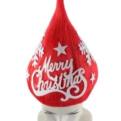 HPO Red Christmas Tree Unisex Wig | Merry Chrrismas Celebration Wig | Premium Breathable Capless Cap Women's