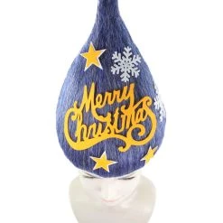 HPO Women's Blue Christmas Tree Unisex Wig | Merry Christmas Tag Wig | Premium Breathable Capless Cap