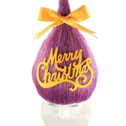 HPO Purple Christmas Tree Unisex Wig | Mary Christmas Wig | Premium Breathable Capless Cap Women's
