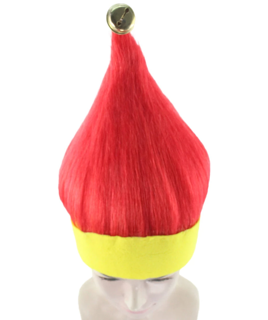 HPO Red And Yellow Elf Wig | Premium Breathable Capless Cap