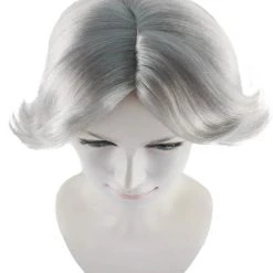 HPO Women's 20s Glitz And Glamour Wig | Grey Halloween Wig | Premium Breathable Capless Cap