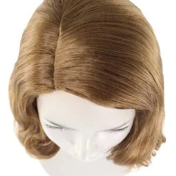 HPO Mad Men Betty Draper Wig | Medium Brown Fancy Wig | Premium Breathable Capless Cap Women's