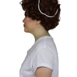 HPO Womens Renaissance Lady Wig | Super Size Historical Brown Wig Women's