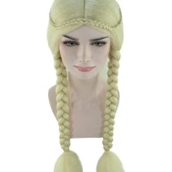 HPO Womens Renaissance Girl Wig | Party Ready Fancy Cosplay Halloween Wig | Premium Breathable Capless Cap
