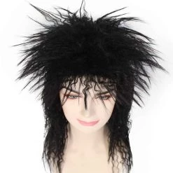 HPO Women Funky Style Black Wig | Premium Breathable Capless Cap